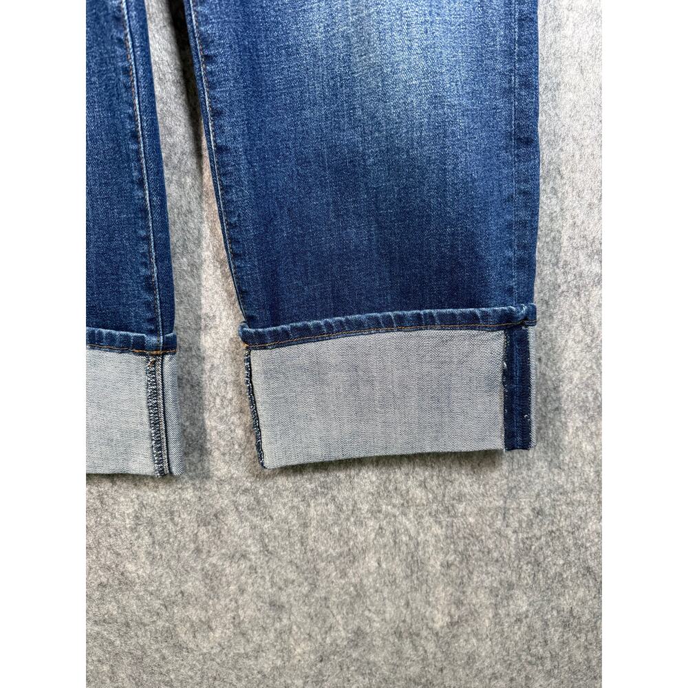 EUC KUT From The Kloth Sienna High Rise Wide Leg Size 8 Jeans Folded Cuff - Picture 3 of 10